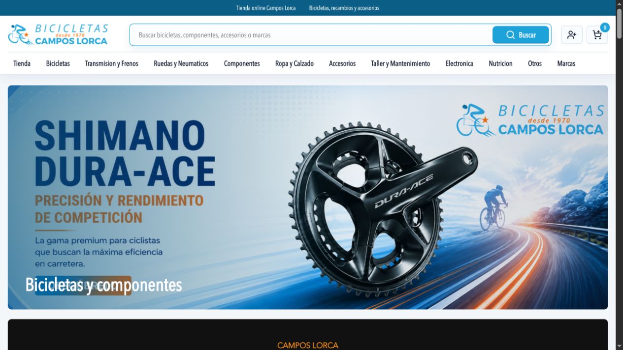 Captura de la web de Campos Lorca